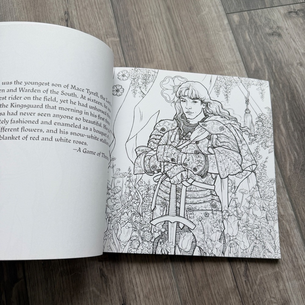 Game of Thrones Coloring Book Paperback Multicolor Fantasy George R R Martin - Picture 5 of 6